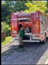 Sebastjan Kocina z srcem in dušo za prostovoljno gasilsko društvo Dobrovo.