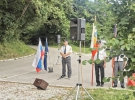 Govornik Angel Vidmar Predsednik veteranskega združenja SEVER za Severno Primorsko
