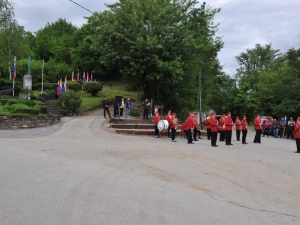 Tudi pihalni orkester Brda ni manjkal na dogodku