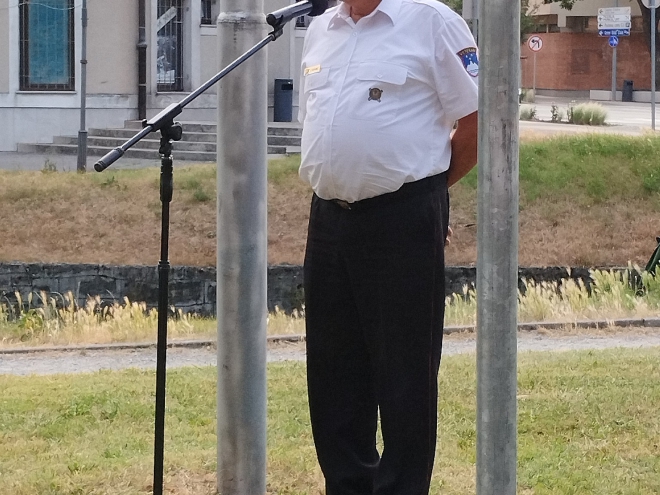 Slavnostni govornik podpredsednik ZVVS Jožko Člekovič