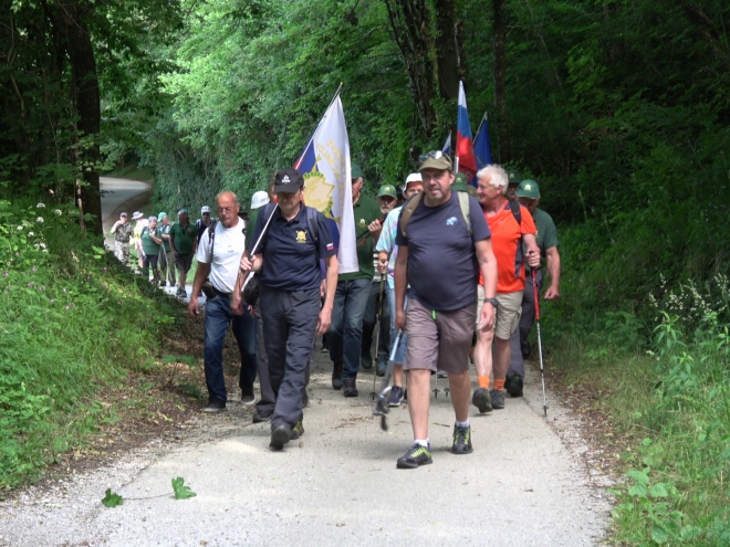 Pohodniki z Robertom Marcem na čelu.