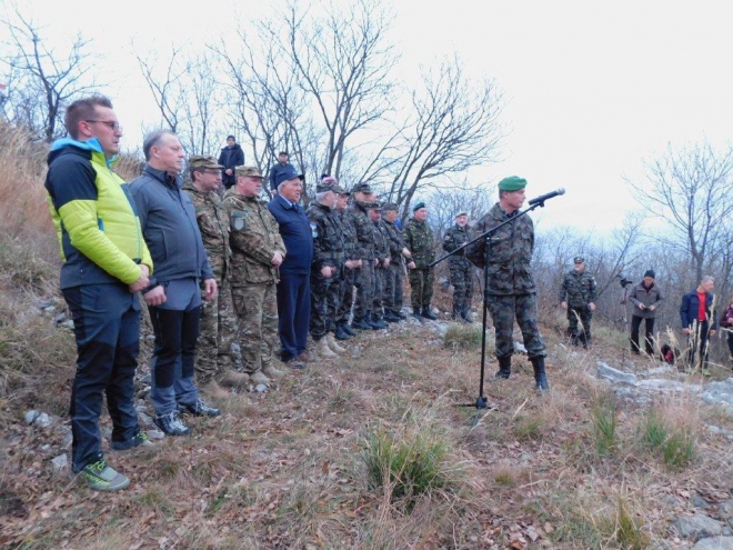 Samo Turel župan MO Nova Gorica In podžupan Marko Tribušon, ter člani OZVVS VETERAN Nova Gorica