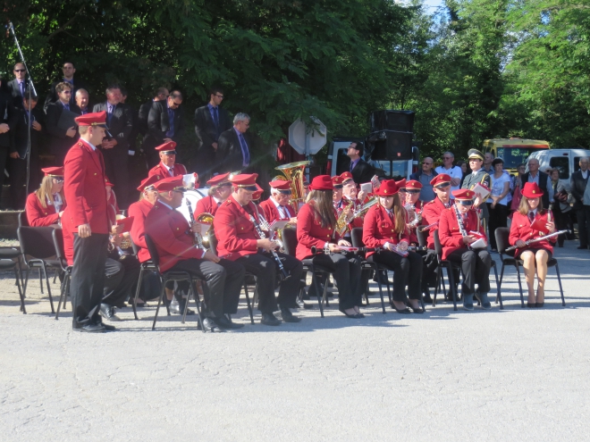 Pihalni orkester Brda na vsaki veliki prireditvi.....