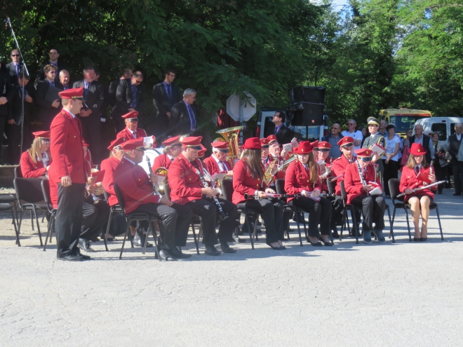 Pihalni orkester Brda na vsaki veliki prireditvi.....