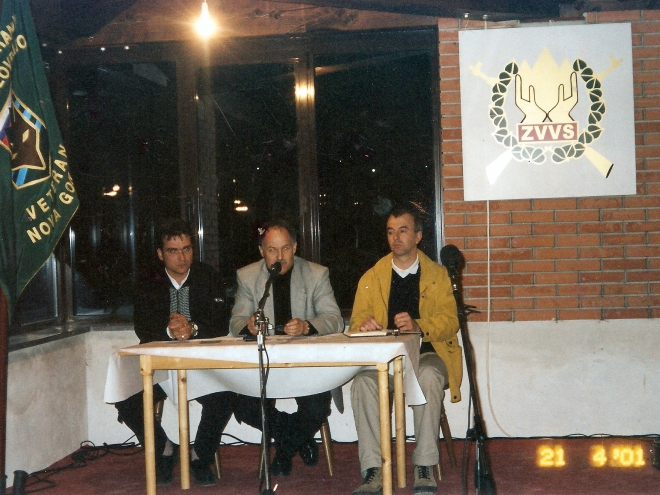 Ustanovitev OZVVS VETERAN NOVA GORICA -SEKCIJA BRDA v VINSKI KLETI DOBROVO.
